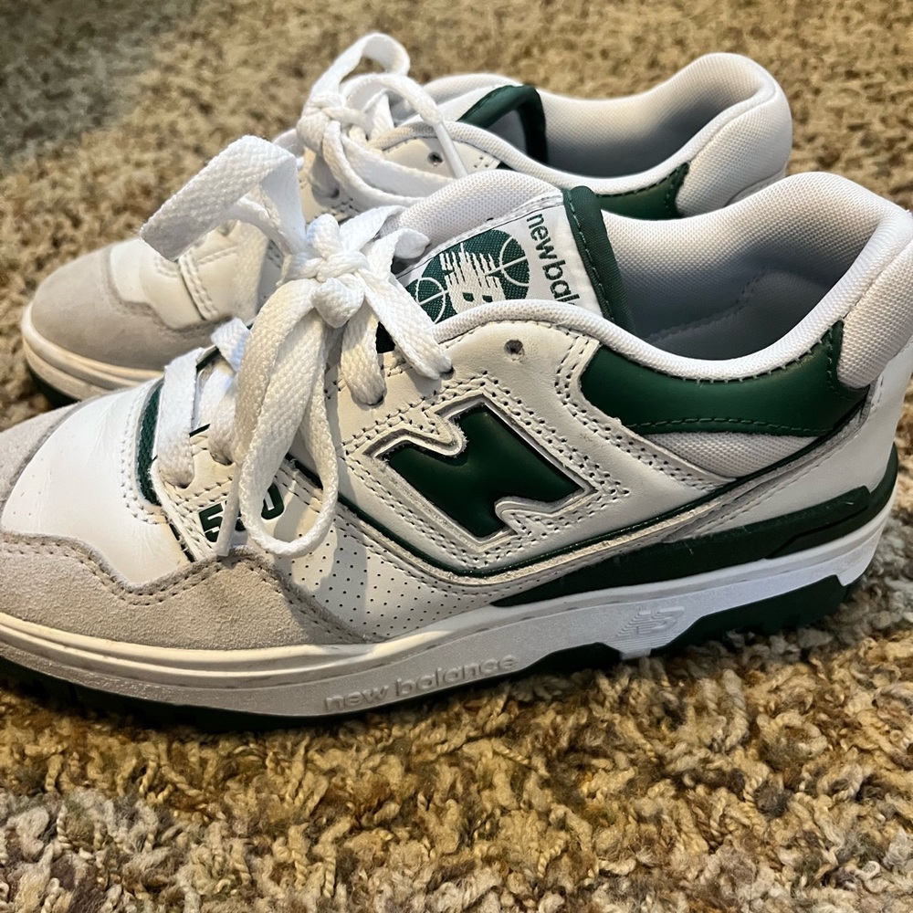 New Balnce 550 white green